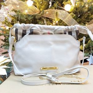 Burberry " little Crush" house check crossbody bag